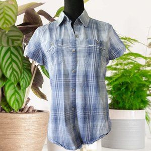 CABELA'S Short Sleeve Button up Size M